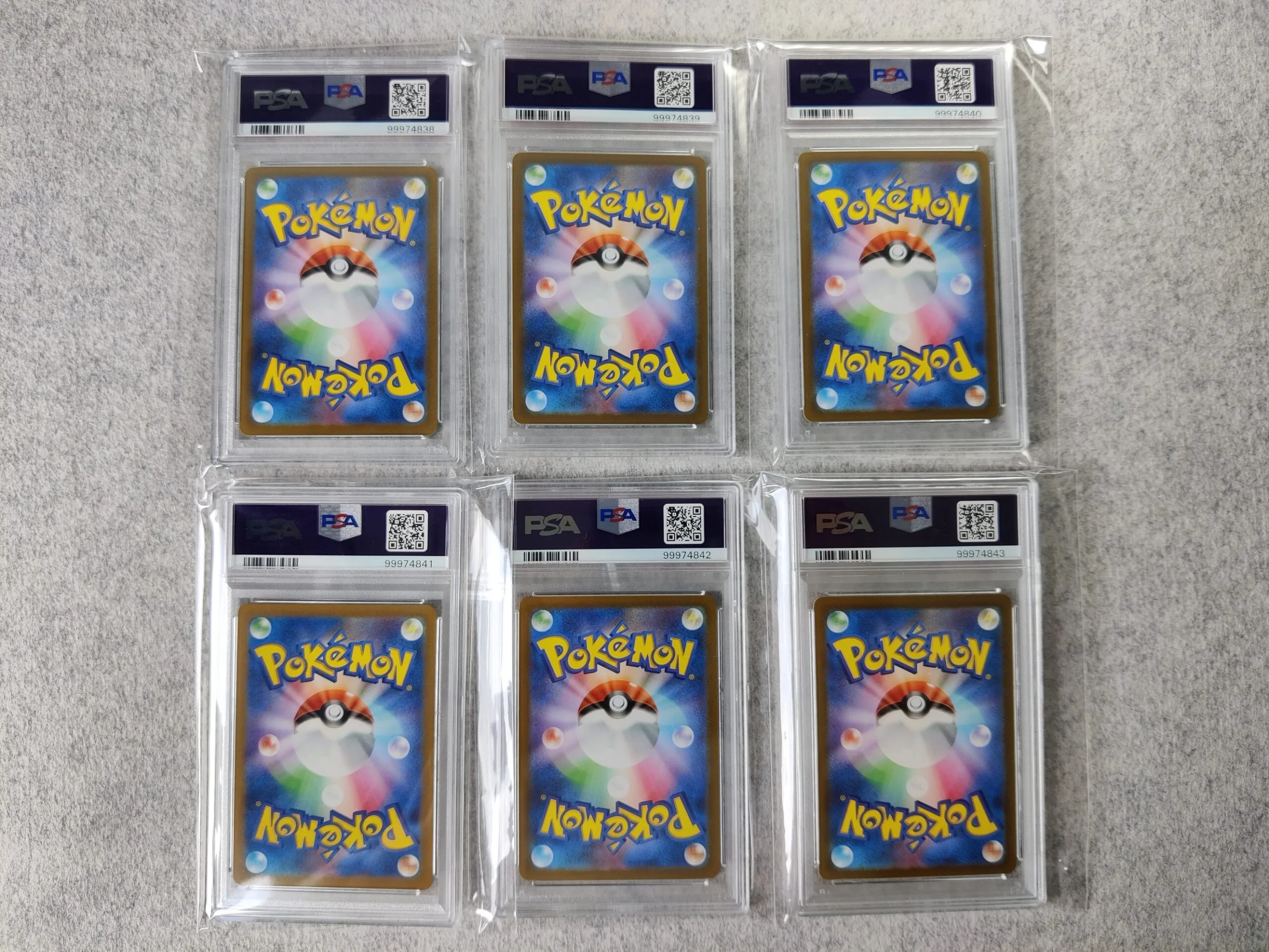 Pokémon SV2a 029~034 Master Ball Sequential PSA 10 Set - Afbeelding 2