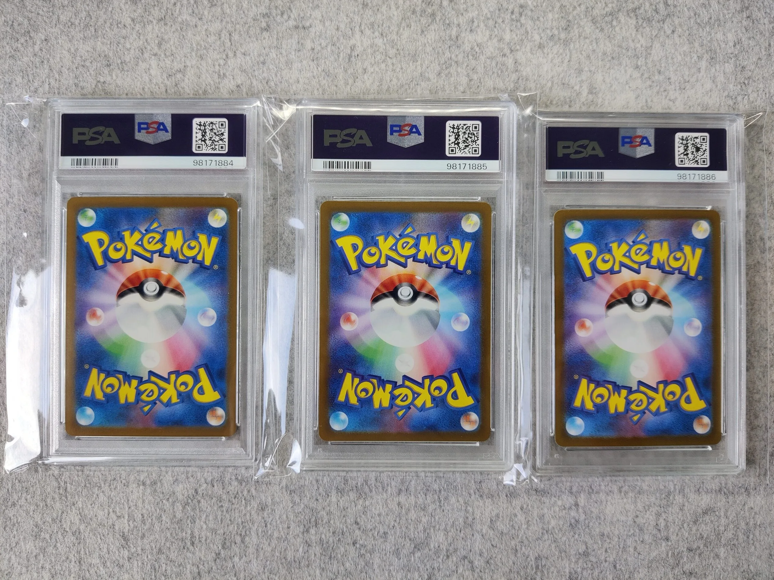 Pokémon SV2a 063-064-203 Master Ball+SAR Sequential PSA 10 Set - Afbeelding 2