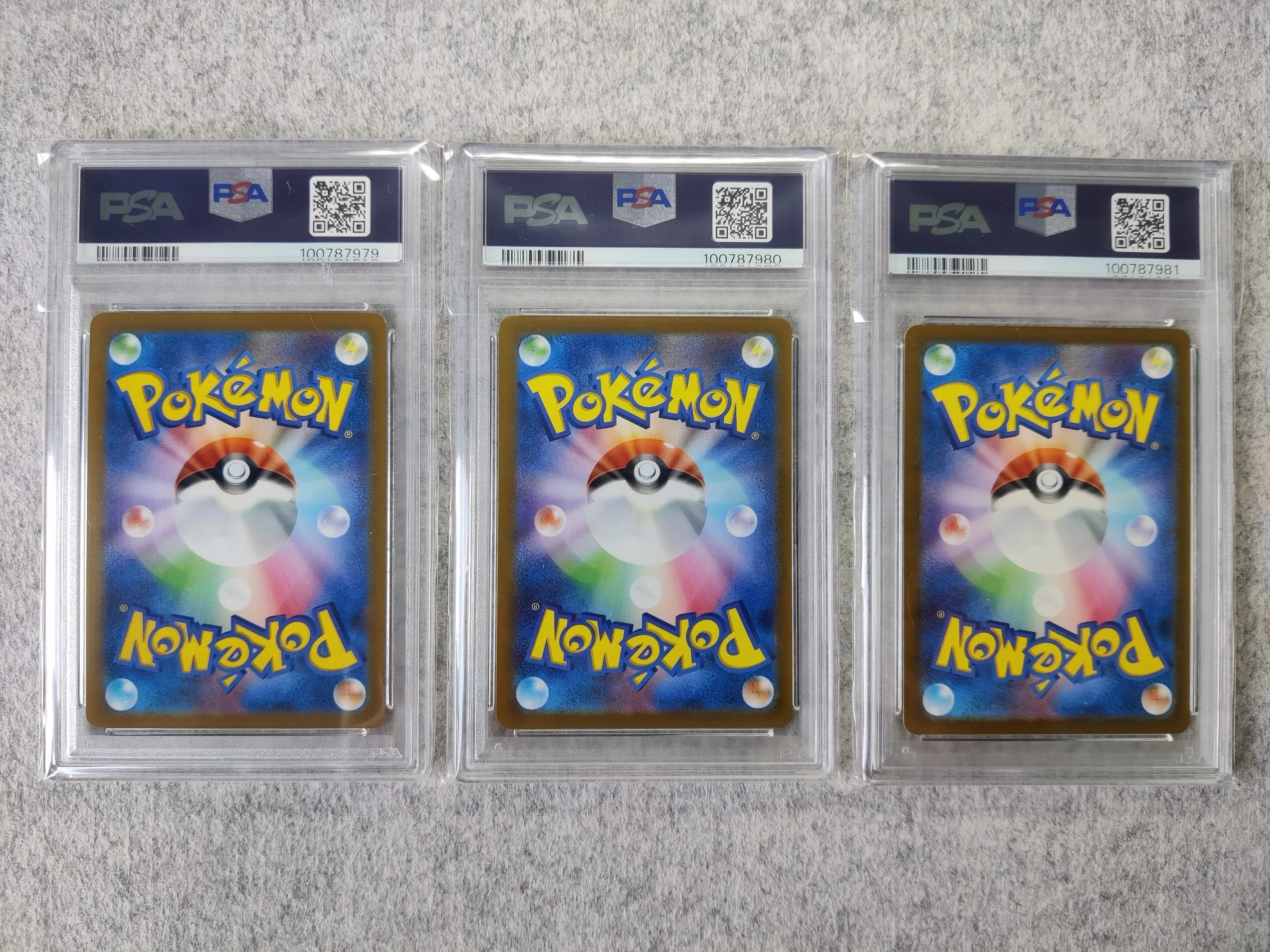 Pokémon SV2a 092~094 Master Ball Sequential PSA 10 Set - Afbeelding 2
