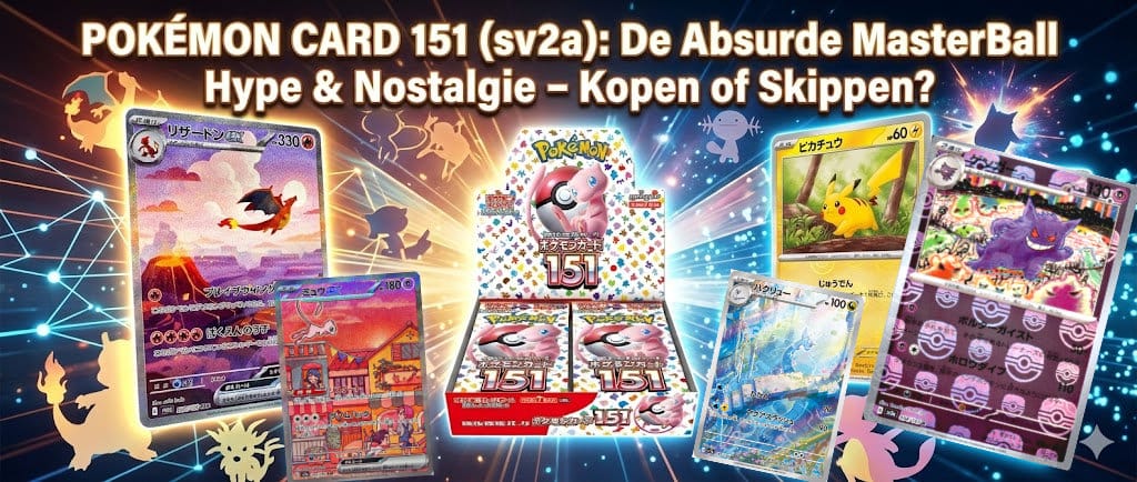 Pokémon Card 151 (sv2a): De Absurde MasterBall Hype & Nostalgie – Kopen of Skippen?